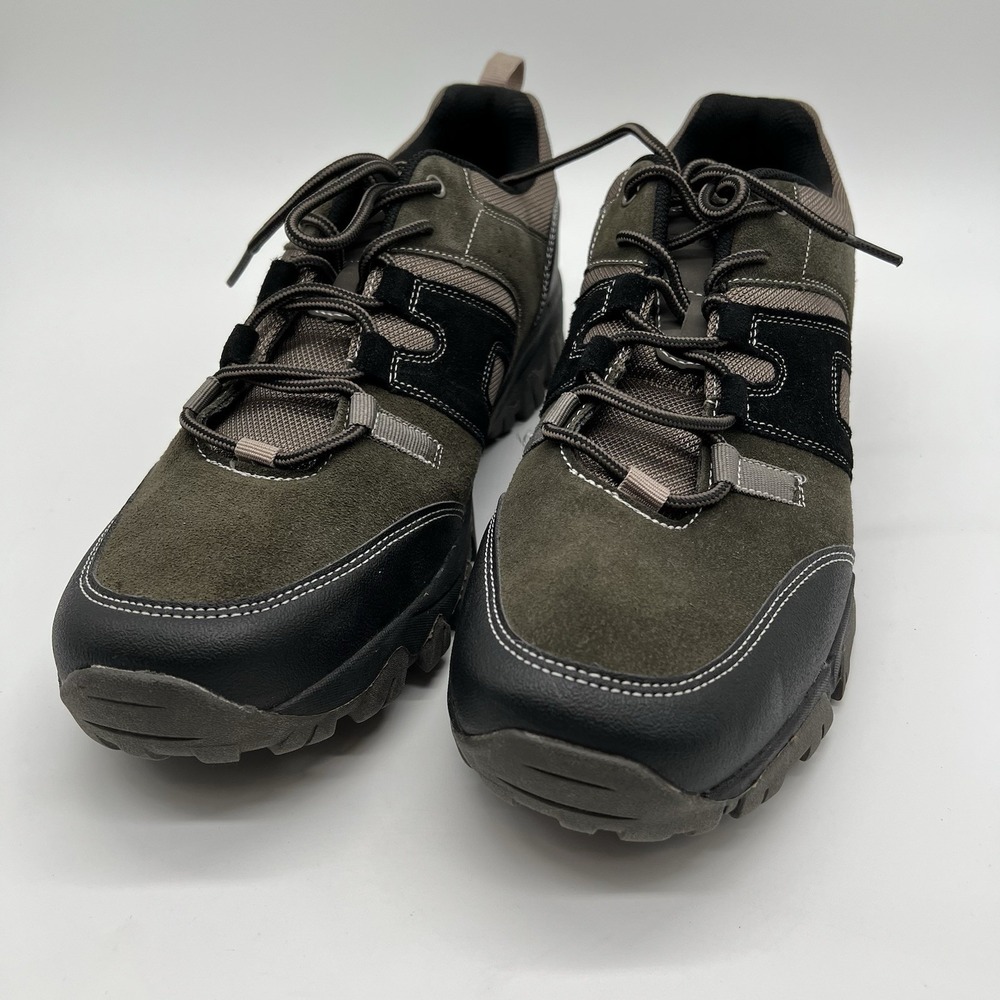 Rockport Men's Sz 11.5 Faulkner Ghillie Tie Olive‎ Green Shoes C17174